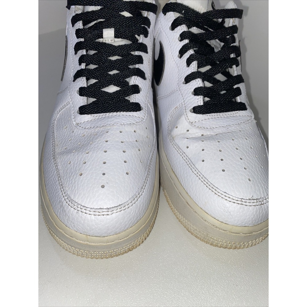 Nike Air Force 1 '07 Men's Size 12 White/Black CT2302 100 Fast Shipping - Picture 11 of 15